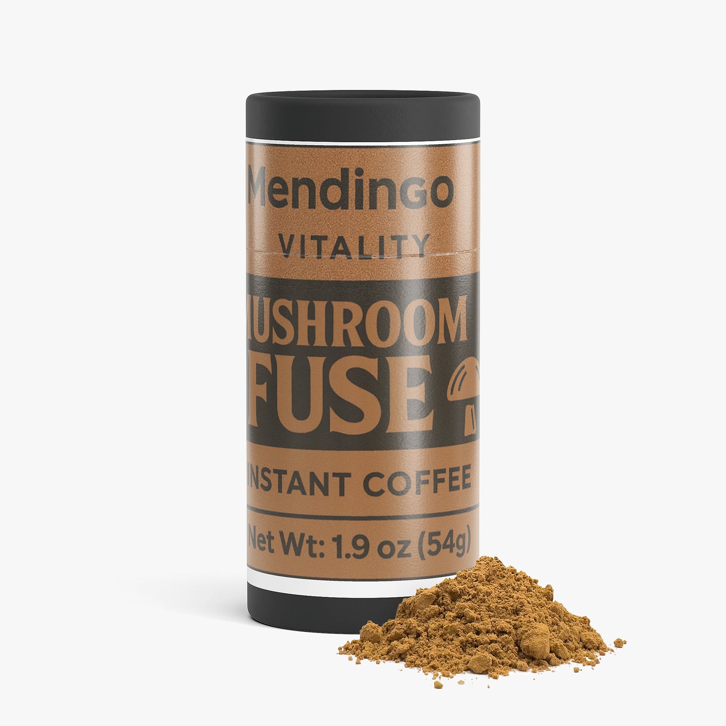 Mendingo Mushroom Fuse Instant Coffee – Functional Medium Roast Blend
