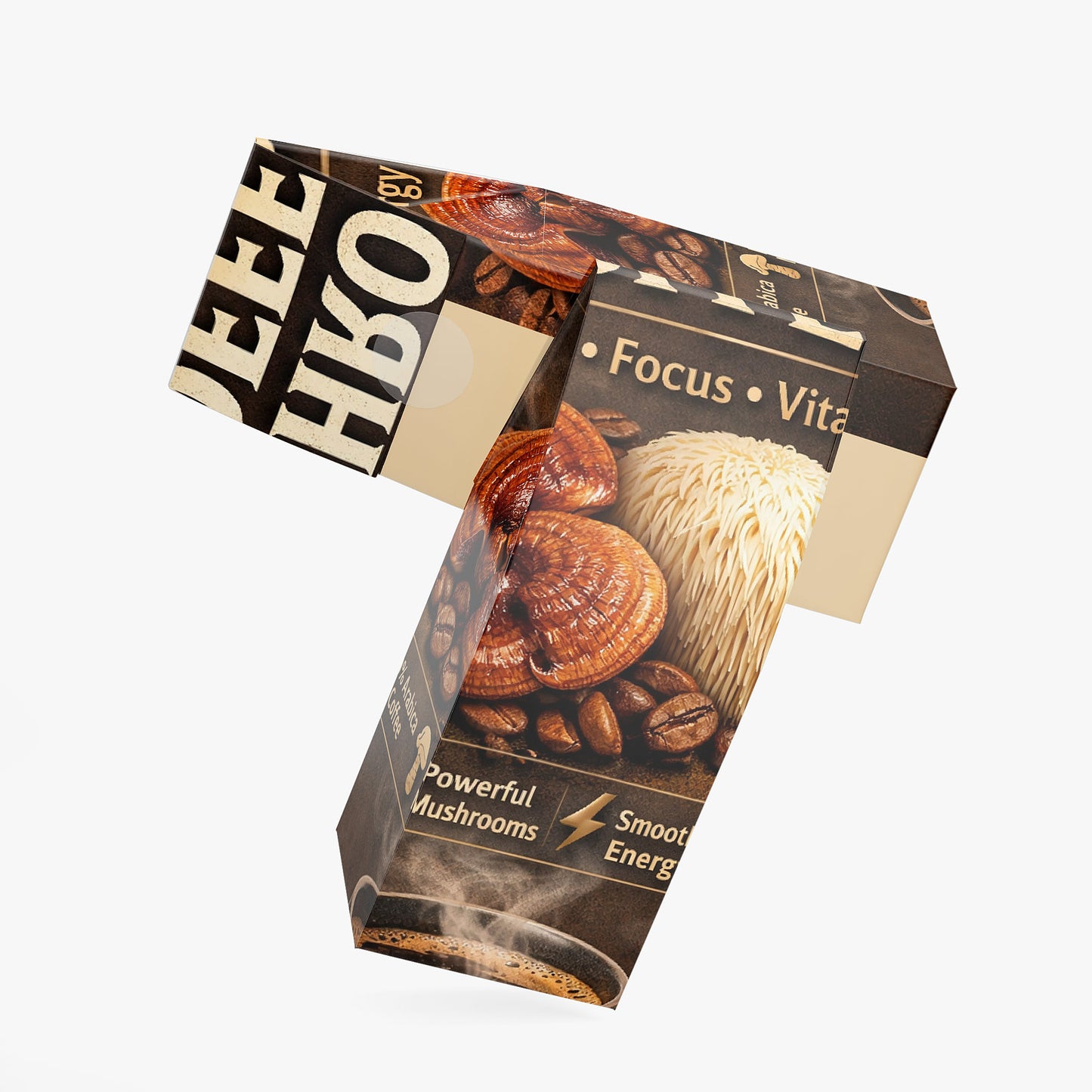 Mendingo Vitality Mushroom Coffee – Premium Medium Roast Blend- Dark Chocolate