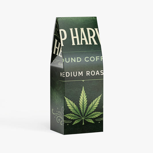 Mendingo Hemp Harvest Coffee – Premium Medium Roast Coffee 12oz