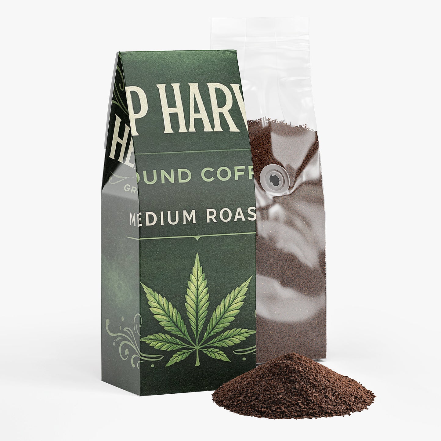 Mendingo Hemp Harvest Coffee – Premium Medium Roast Coffee 12oz