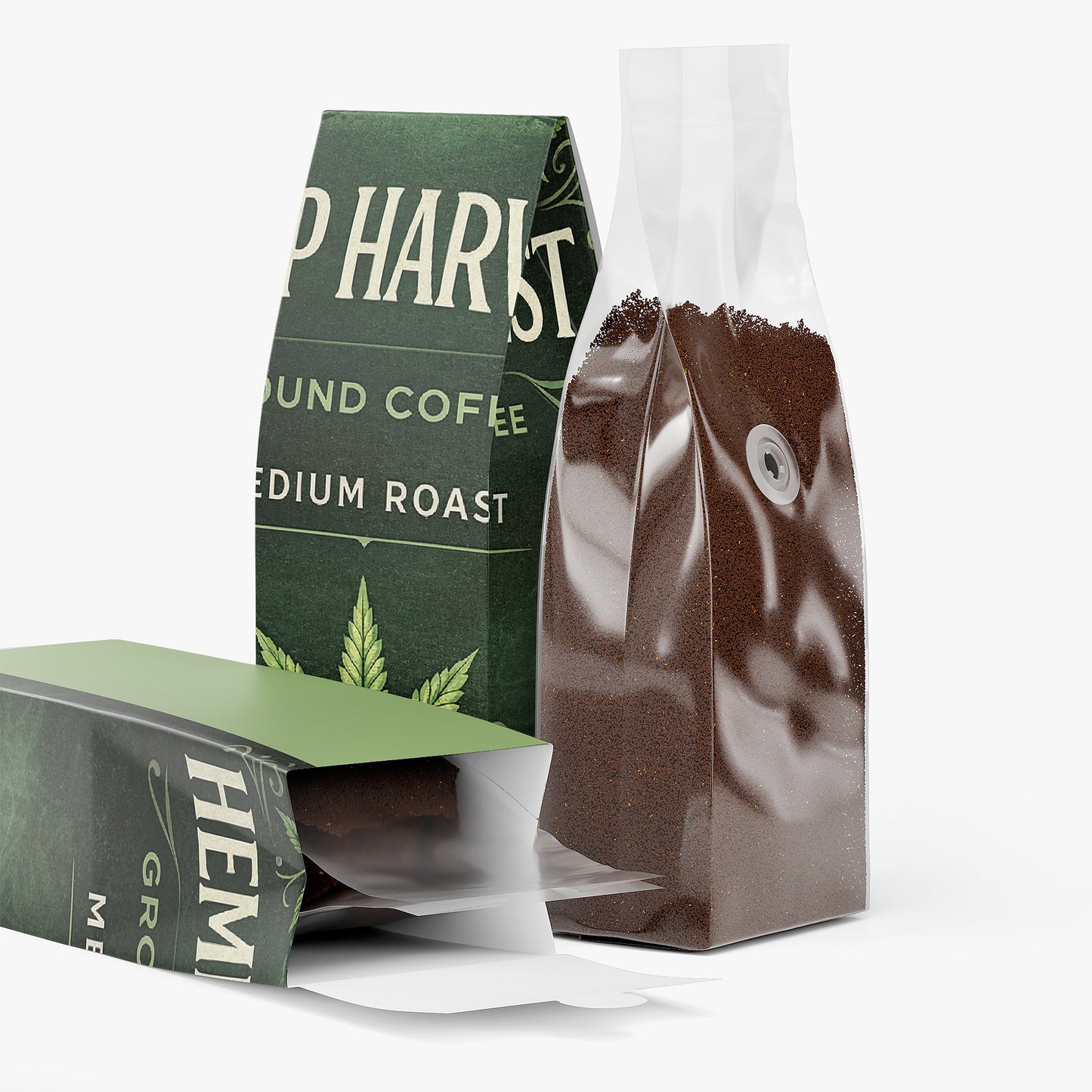 Mendingo Hemp Harvest Coffee – Premium Medium Roast Coffee 12oz
