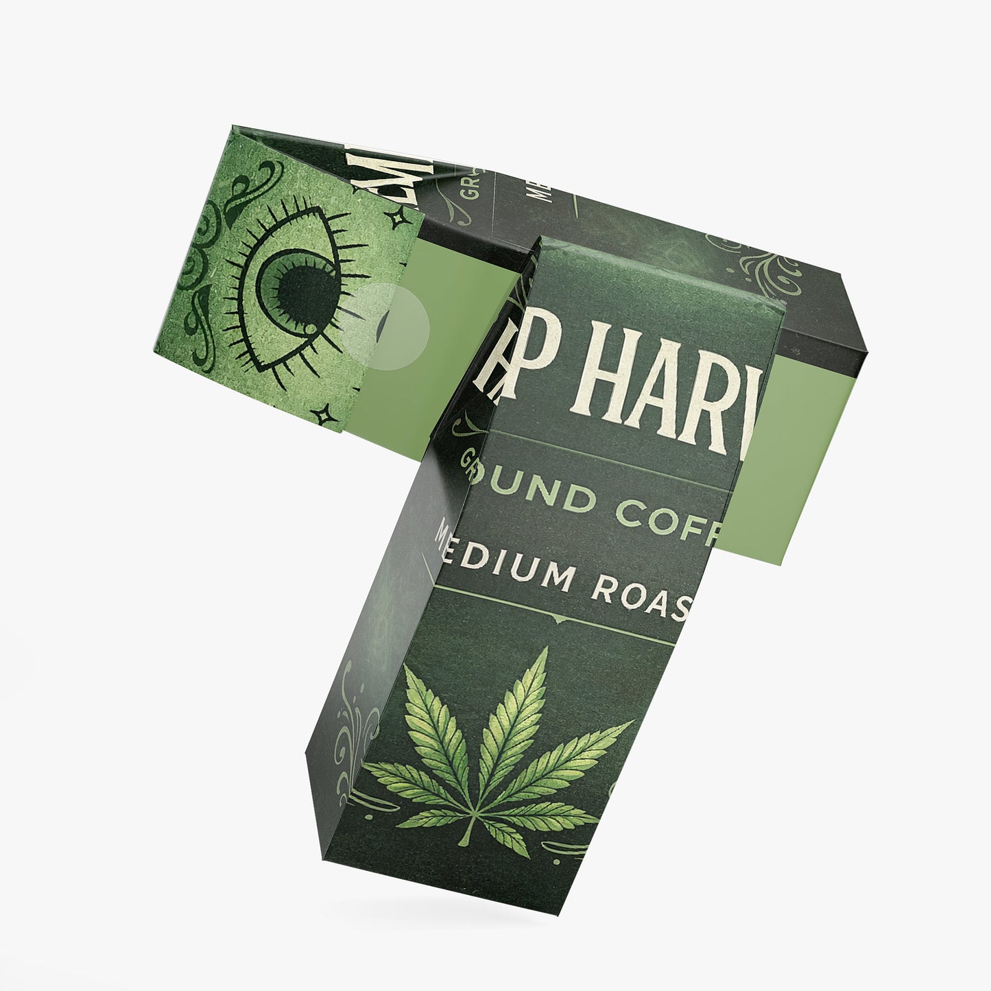 Mendingo Hemp Harvest Coffee – Premium Medium Roast Coffee 12oz