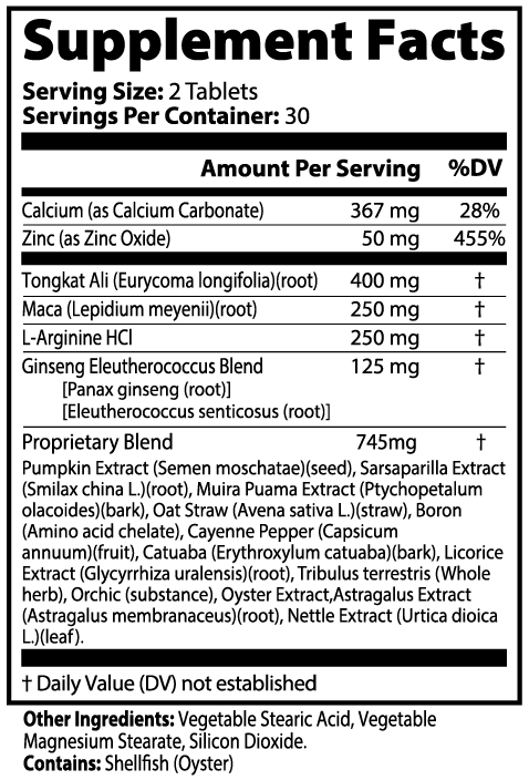 Mendingo Male Performance Supplement – Herbal Energy & Stamina Support for Men
